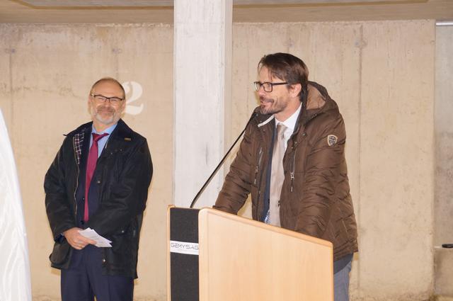 Bürgermeister Günther Ofner begrüßte die neuen Bewohner.