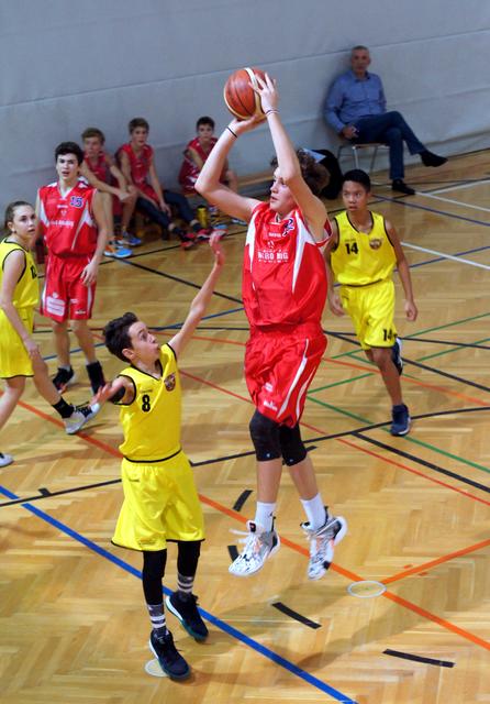 Clemens Krakolinig (in Rot) sorgt für Treffer bei den Tigers.