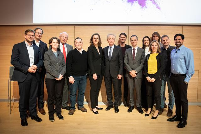 Teilnehmer des Science Industry talk 
 | Foto: Anna Stöcher/ IST Austria