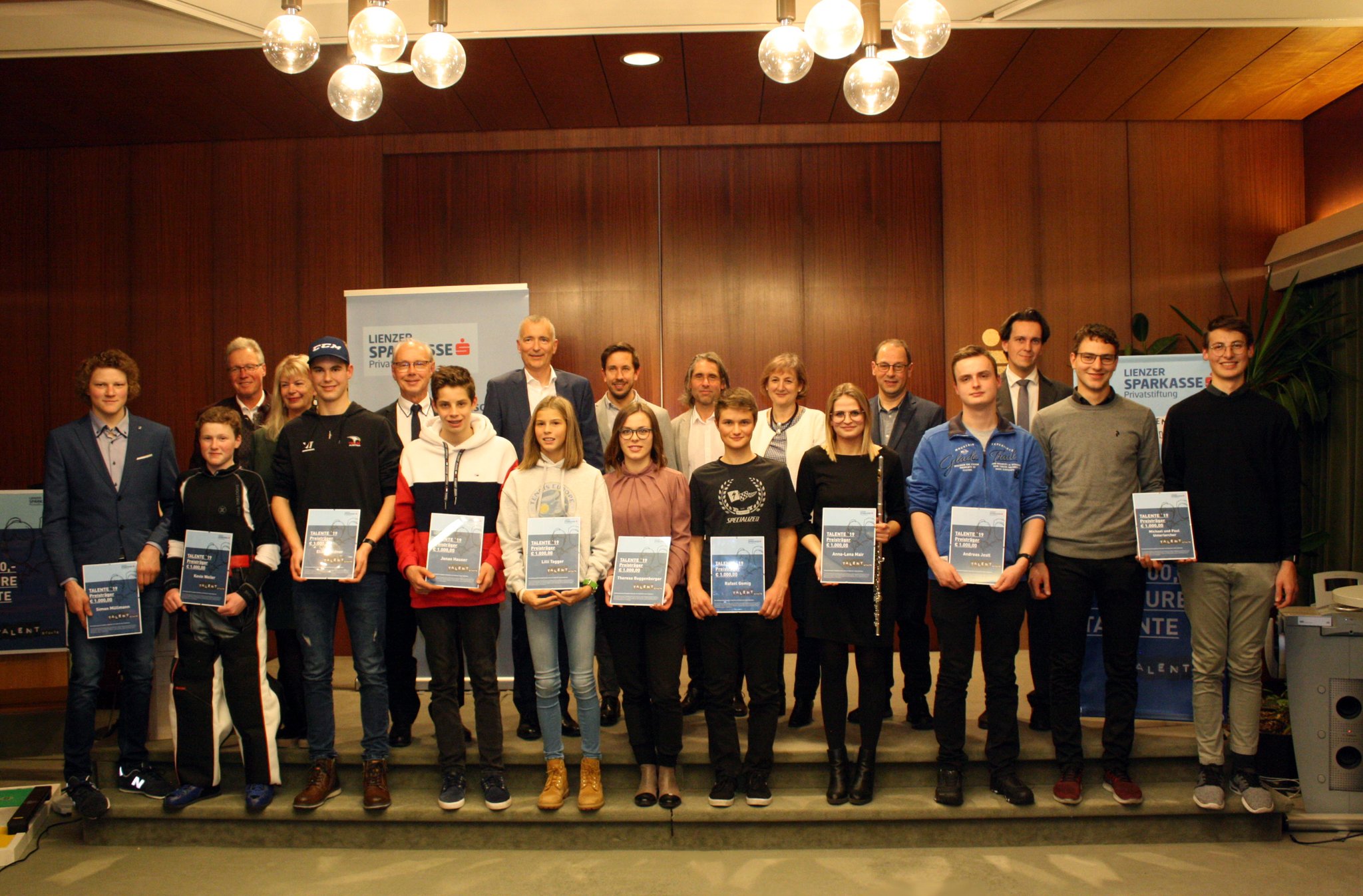 Talent Scouts 2019 Lienzer Sparkasse fördert 10 junge Talente Osttirol