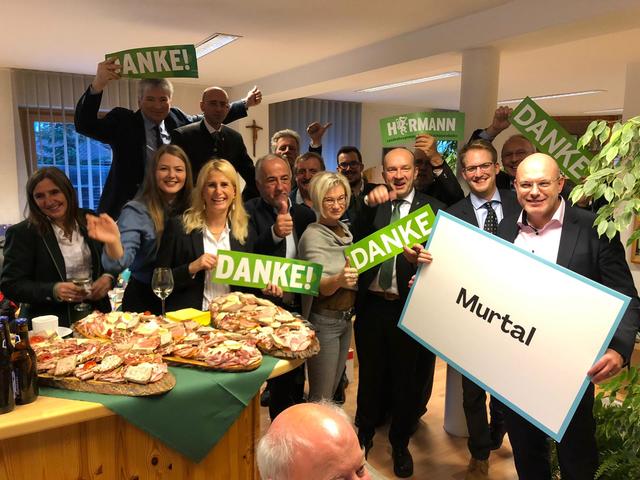 Jubel bei der Volkspartei in Judenburg. | Foto: KK