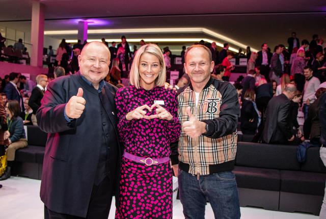Moderator Martin A. Schoiswohl mit den CORE-Geschäftsführern Michaela Keim und Andreas Fill. | Foto: BezirksRundschau/Doms