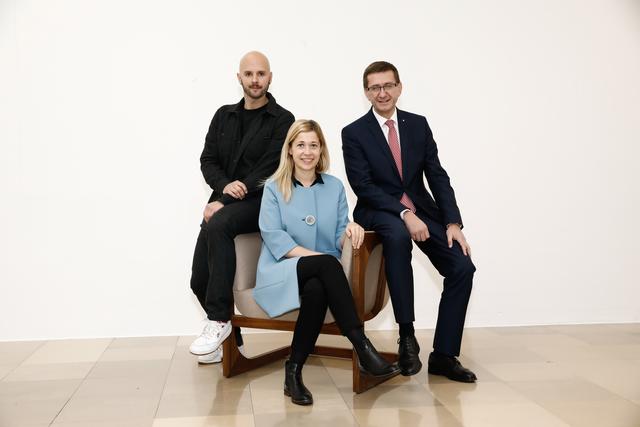 v. l.: Georg Tremetzberger, neuer Creative Region-Geschäftsführer ab Jänner 2020, Kreativ-Wirtschaftsstadträtin Doris Lang-Mayerhofer und Wirtschaftslandesrat Markus Achleitner.