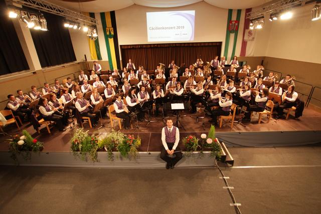 Der MV Sarleinsbach füllte die Konzerthalle beim Cäcilienkonzert bis auf den letzten Platz. | Foto: MV Sarleinsbach, Thomas Eder