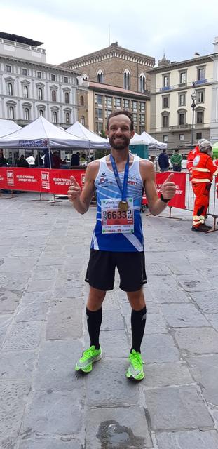 Rene Masser nach dem überaus erfolgreichen Zieleinlauf in Florenz | Foto: KK