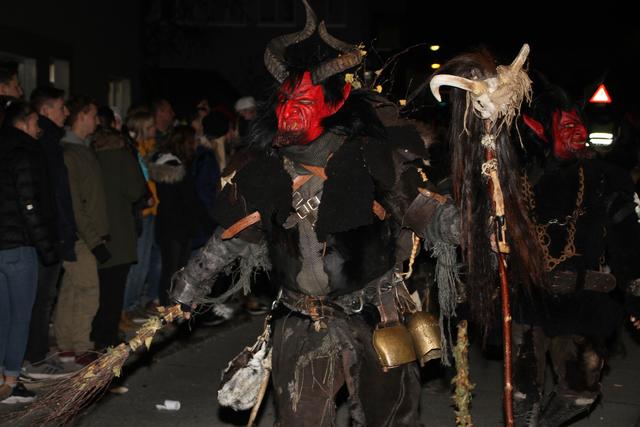 Über 350 Krampusse liefen durch Henndorf.