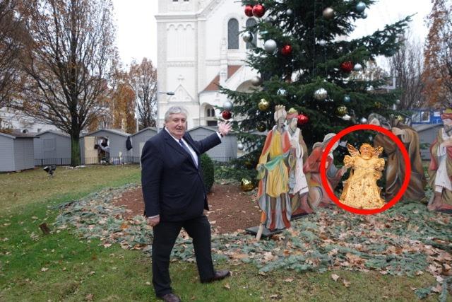 Bezirksvorsteher Paul Stadler hofft auf eine rasche Rückkehr des Christkinds.
