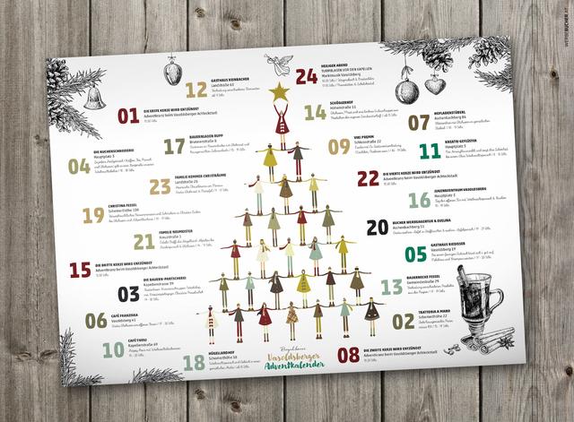 Begehbarer Adventkalender in Vasoldsberg ab 1. Dezember