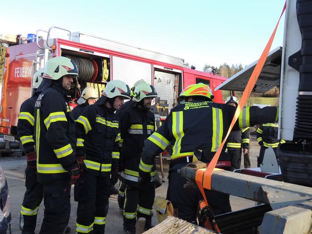 Die Kameraden der FF Lembach führten kürzlich eine Übung durch.
