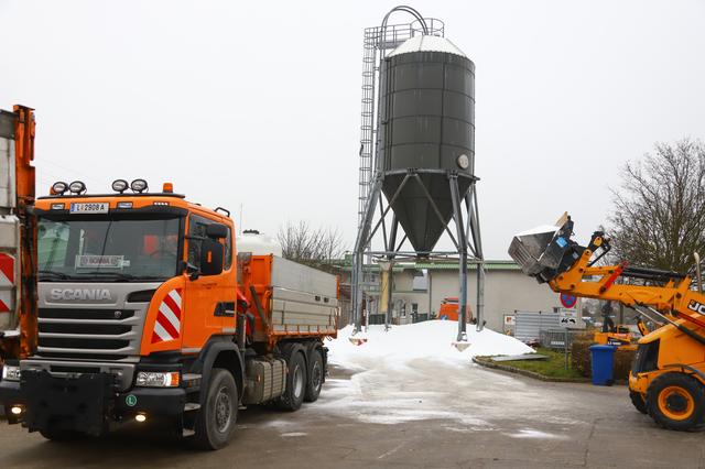 150 Tonnen Salz liefen aus dem Silo.