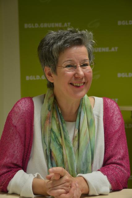 Regina Petrik spricht von einer guten Stimmung im Burgenland zu einer möglichen türkis-grünen Koalition auf Bundesebene. Sie habe dabei mit mehr Skepsis gerechnet.  | Foto: Tscheinig
