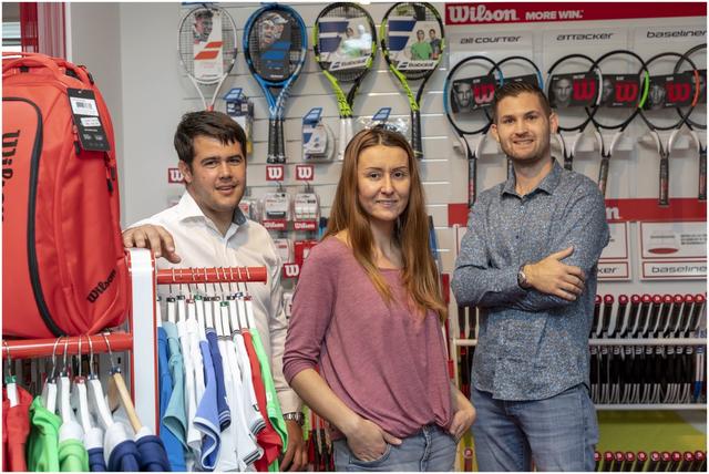 Freuen sich auf die Kunden: das ProTennis-Team | Foto: KK