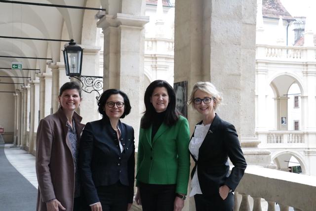 Frauenpower: Stampfl, Holasek, Riener, Pichler-Jessenko (v. l.)