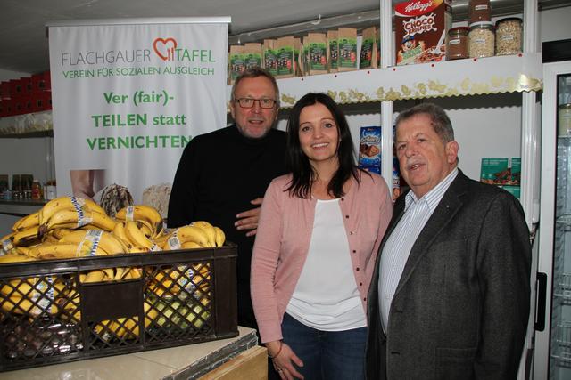 Raimund Juriga, Sandra Wendlinger, Obmann Reinhard Kallinger.