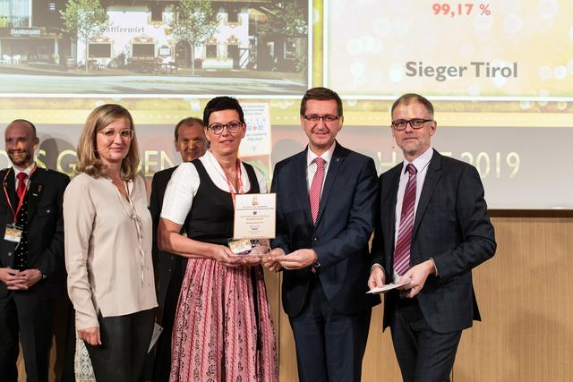 Tirol-Sieger: Der "Sattlerwirt" in Ebbs.