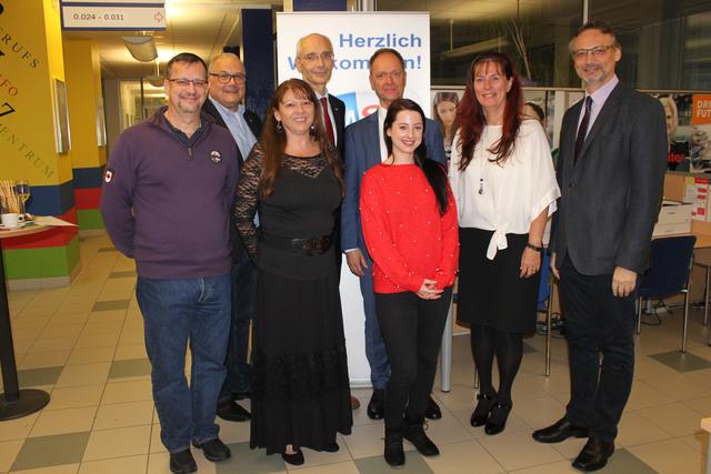 Klaus Hejc, Günther Hos, Irene Kraus, Alfred Walbert, Georg Grund-Groiss, Julia Hochmeister, Sabine Frieben und Ernst Gugler