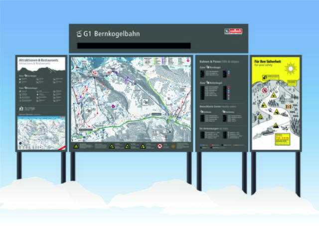 Im Skigebiet liegt das Hauptaugenmerk auf dem Analogen - Gäste müssen sich auch ohne Smartphone mühelos zurechtfinden können. | Foto: Skicircus Saalbach Hinterglemm Leogang Fieberbrunn