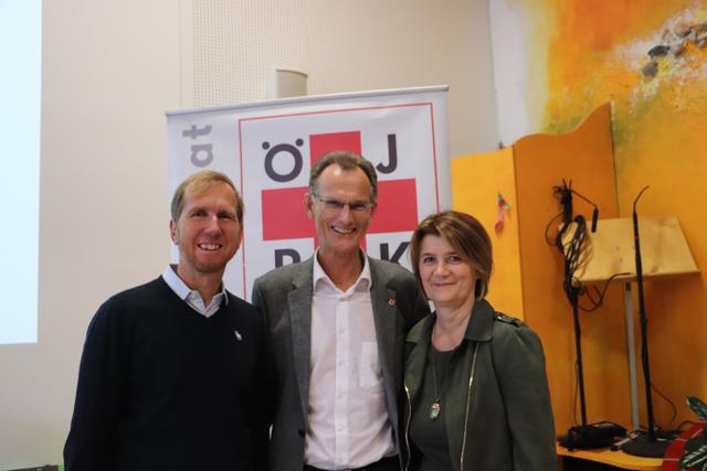 Reinhard Koopmans, Gerhard Weber  und Gabriele Weber | Foto: Edith Ertl