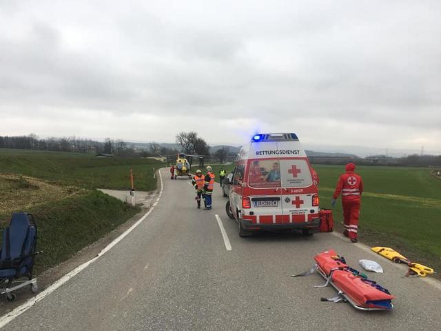 Der Allgemeinmediziner Florian Hoffer musste an einem Tag in der Nähe von Wieselburg gleich drei Mal ausrücken.