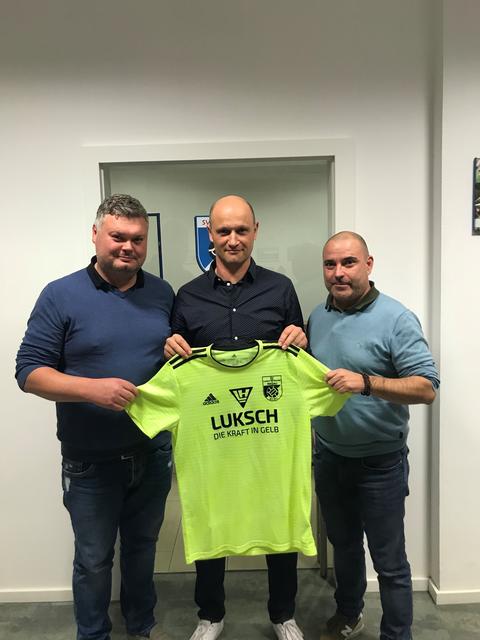 Sektionsleiter Udo Niemetz Jun., Markus Hansbauer, Präsident Roman Luksch (v. l.).