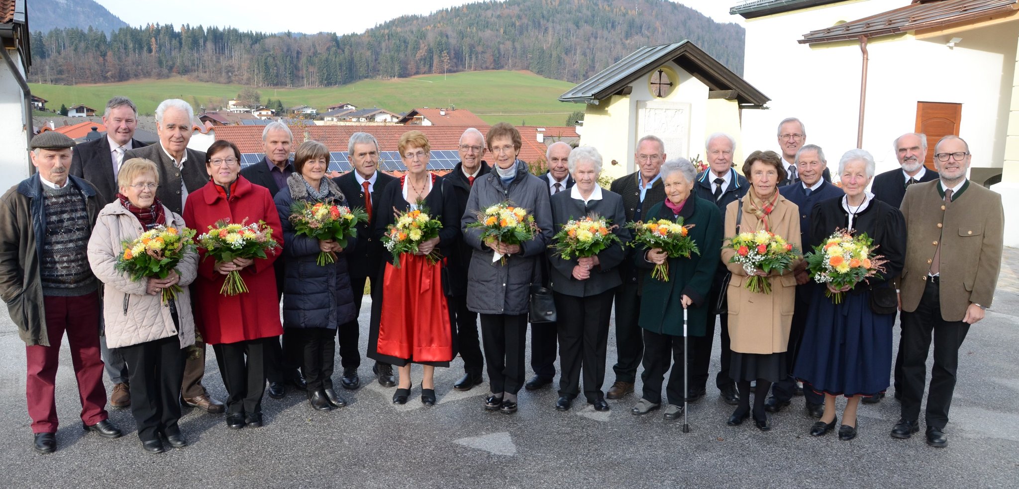 Gold & Diamant Schwoich feierte neun Jubelpaare Kufstein