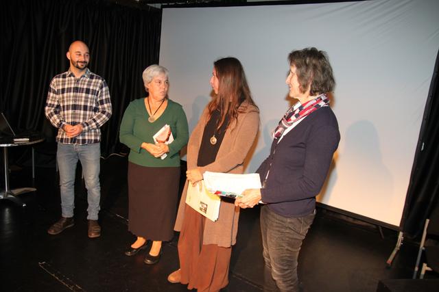 David Stefan Leo Volkmer, Ursula Gerhold, Ulrike Klein, Marlies Höfler im Dachbodentheater