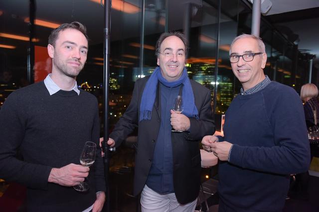 Nils Krause, Joep Kuys und Wolfgang Croce bei der Buchpräsentation