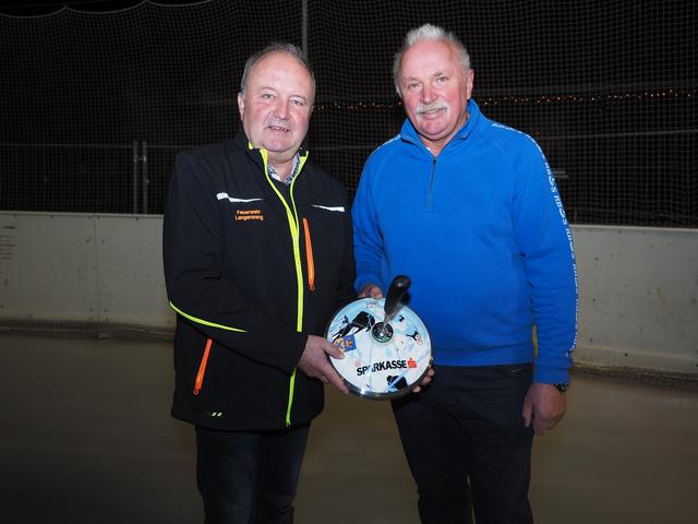 Auftakt zum Sparkasse-Granitzbauer-Wintercup in Langenwang: Bürgermeister Rudolf Hofbauer, Bezirksobmann Rupert Breitegger.