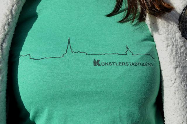 ... und nur dem Schriftzug „Künstlerstadt Gmünd“ ohne weitere Logos 