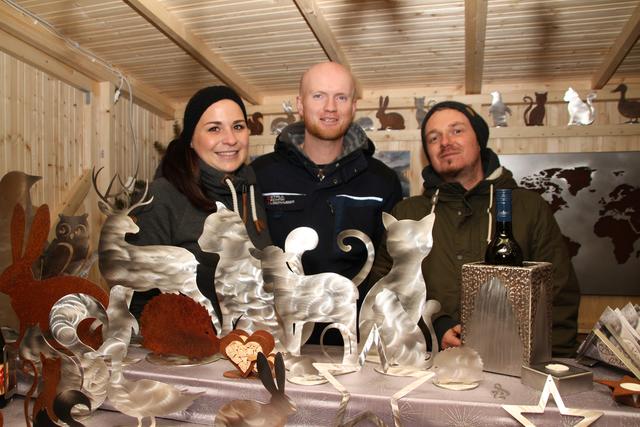 Manuela und Matthias Klaushofer mit Georg Strobl.