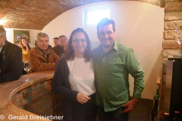 Edith und Hannes Timischl im Gewölbekeller
