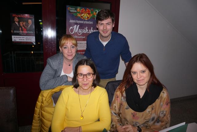 Claudia Ziegler, Peter Neuwirth,  Jutta Heiser und Claudia Böck 