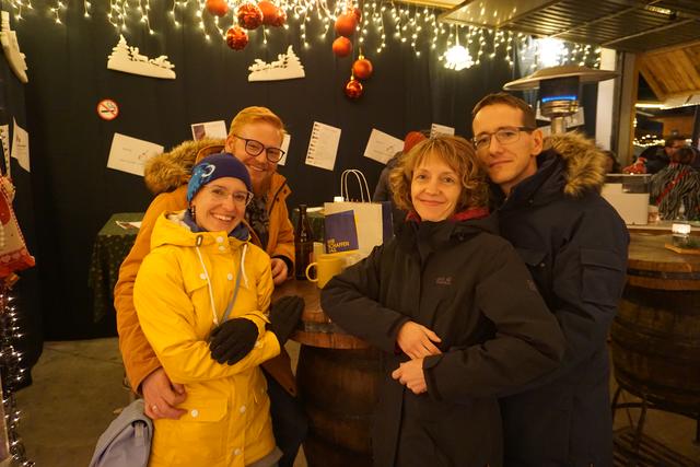 Astrid und Martin Stiefsohn mit Daniela und Markus Brocza
