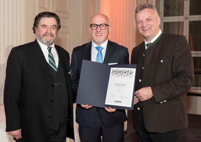 Hans-Kaspar von Schönfels - Chefredakteur Elite Report, Wolfgang Schweißgut, Roland Weigert - Staatssekretär Bayerisches Staatsministerium (v.l.)