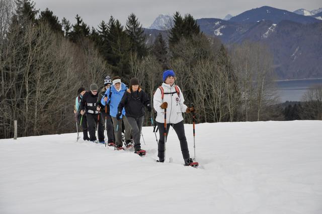 Schneeschuhwandern im Attergau mit Herbert Benedik.