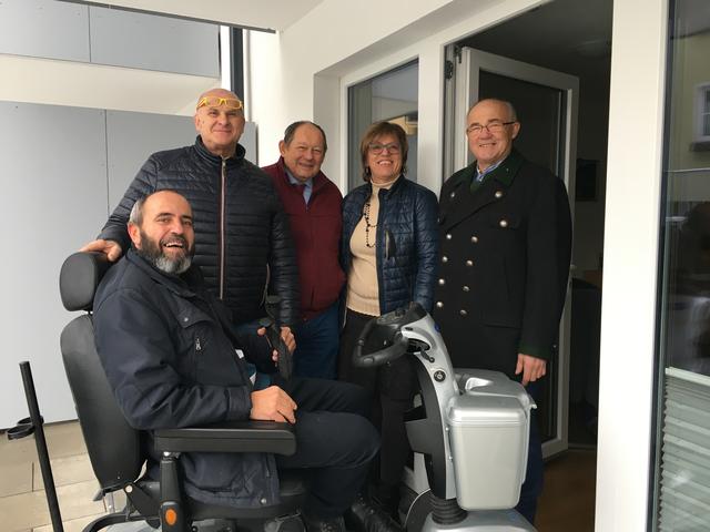 V.l: Andreas Hettegger, TVB-Obmann Wolfgang Bauer, Wolfgang Panholzer (Kiwanis), Bürgermeisterin Anni Reitinger und Bürgermeister a. D. Hans Koblinger.