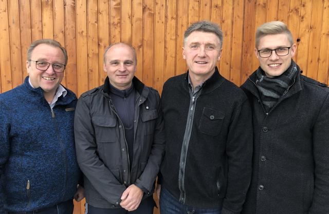 Herbert Dienstl, Georg Schedl, Thomas Pauer und Patrik Fazekas