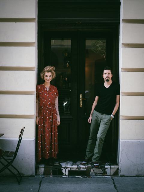 Köchin Christina Nasr und Andreas Schwarz.