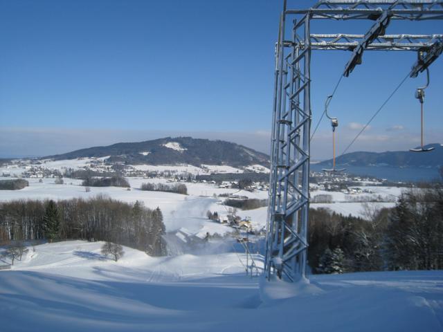 Skifahren am Kronberg in Attersee.