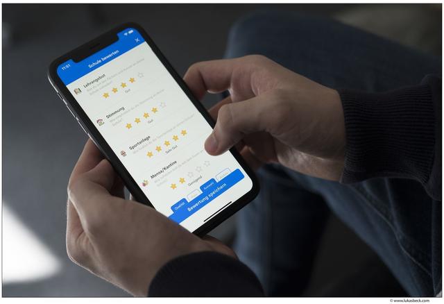 Mit der App "Lernsieg" können Schüler anonym ihre Lehrer bewerten.