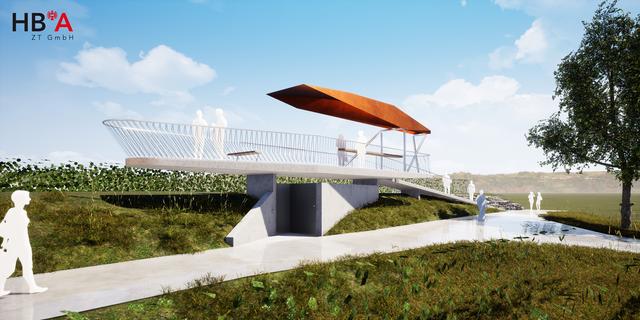So soll die Plattform in Großriedenthal aussehen.  | Foto: Illustration: HB*A ZT GmbH