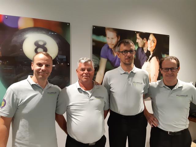 v.l.n.r: Michael Schwaiger, Hans-Peter Breitenhuber, Markus Ziervogel, Werner Socha