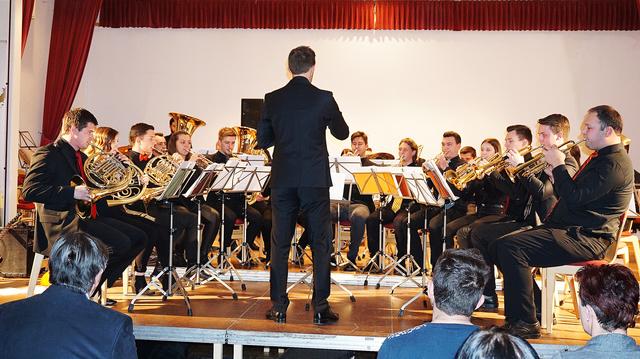 Die Brassband Lavanttal gestaltete die zweite Hälfte des Konzerts. | Foto: Martina Geiger
