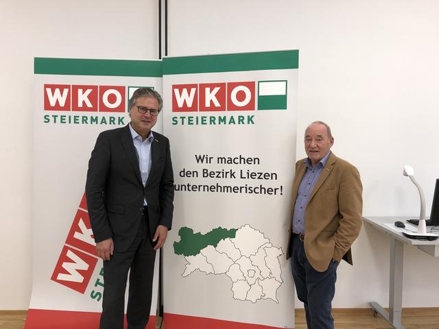 Für fairen Wettbewerb: Karl-Heinz Dernoscheg und Helmut Blaser wollen heimische Unternehmer stärken.