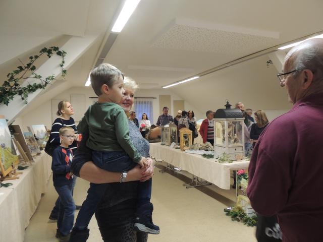 Die Krippenausstellung stieß auf großes Interesse.