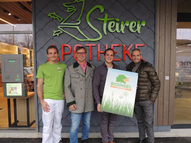 Eröffnungsfeier mit Knut Palten, Erwin Eggenreich, Thomas Rosenberger und Roman Neubauer.