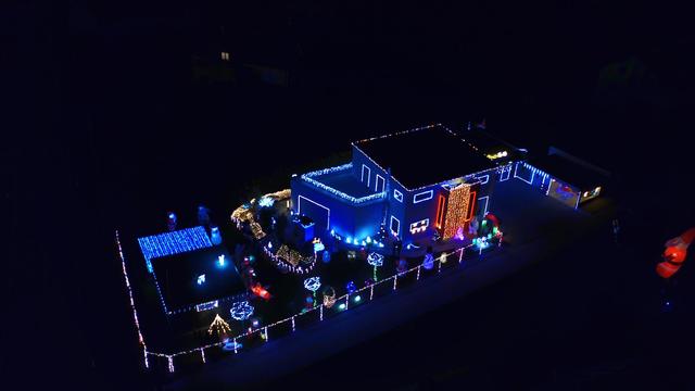 900 Quadratmeter Weihnachtszauber: Die Weihnachtswunderwelt Pöllau von oben.