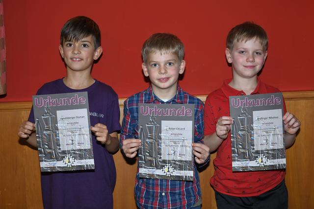 U8 Schnellschach links Haselberger Roman (Tirol) 2. / Raber Edi (Mitte) Rang 1 / Wallinger Nikolaus (BGLD) Rang 3 | Foto: ÖSB / Erich Gigerl
