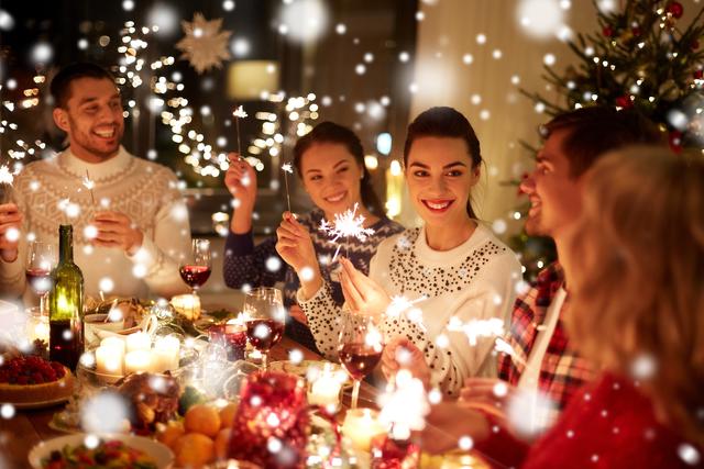 Feiern mit Familie und Freunde