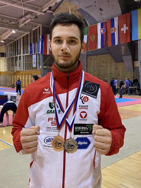 Niki Hörmann erkämpfte Silber und Bronze in Slowenien.